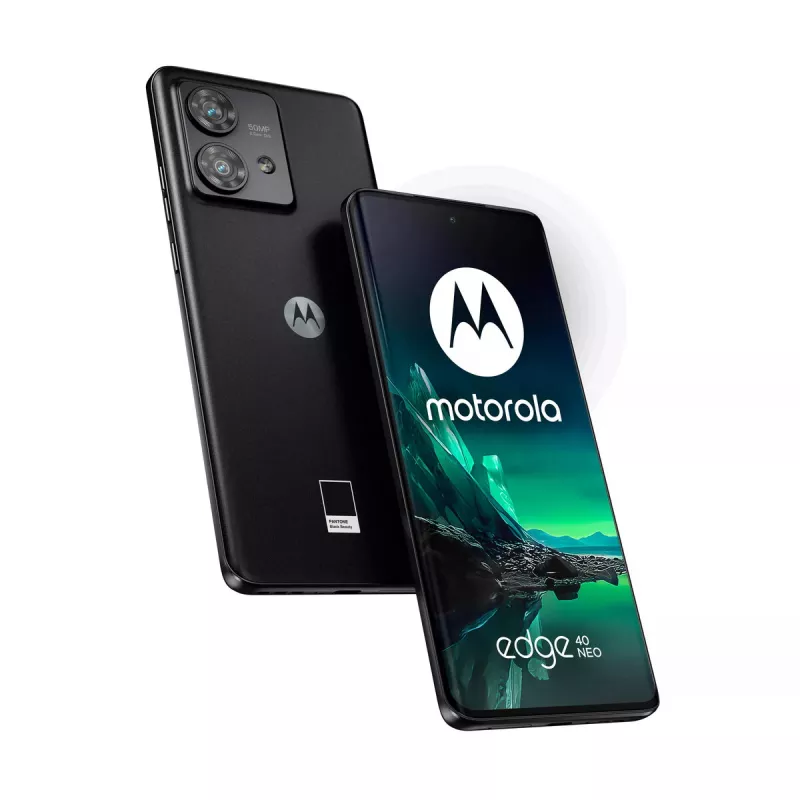 Motorola edge 40 Neo 16.6 cm (6.55 colio) dviejų SIM kortelių Android 13 5G USB Type-C 12 GB 256 GB 5000 mAh Juoda