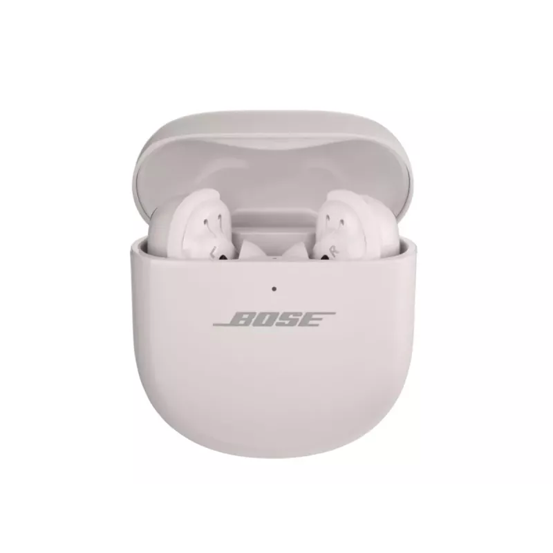 Bose QuietComfort Ultra belaidės ausinės su triukšmo slopinimu – baltos