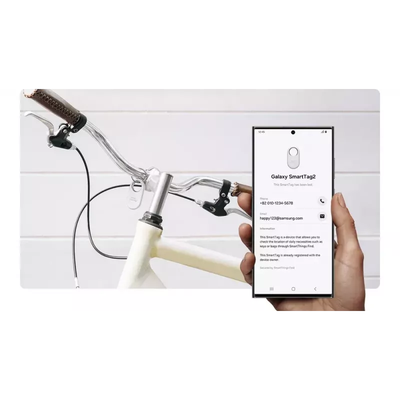 Samsung Galaxy SmartTag2 EI-T5600 4 vnt. pakuotė 2x juoda + balta Daiktų ieškiklis