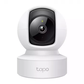 IP vaizdo stebėjimo kamera TP-Link Tapo C212 — 3 MP (2304×1296), 107,5° diag., Wi‑Fi ir Ethernet, be PoE, MicroSD iki 512 GB, vidaus montavimas ant lubų/sienos/stalo