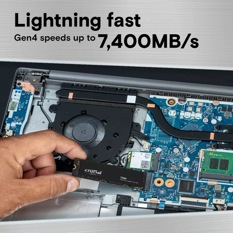 Crucial T500 2TB M.2 NVMe PCIe 4.0 vidinis kietasis diskas