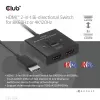 CLUB3D HDMI 2-in-1 dvipusis jungiklis 8K60Hz 4K120Hz CSV-1384