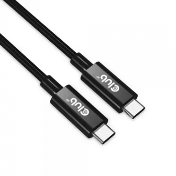CLUB3D USB4 Gen3x2 Type-C abipusis kabelis 8K60Hz arba 4K120Hz, duomenys 40Gbps, PD 240W (48V/5A) EPR M/M 3m / 9.84ft
