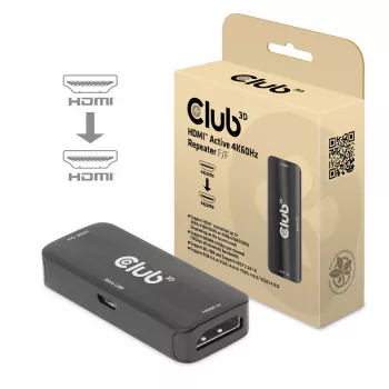 CLUB3D CAC-1307 HDMI aktyvus kartotuvas 4K60Hz F/F
