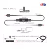 CLUB3D CAC-1307 HDMI aktyvus kartotuvas 4K60Hz F/F