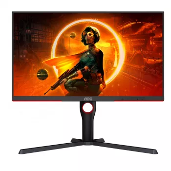 AOC G3 Q27G3XMN/BK monitorius 68.6 cm (27 col.) 2560 x 1440 pikselių 2K Ultra HD LED juodas, raudonas