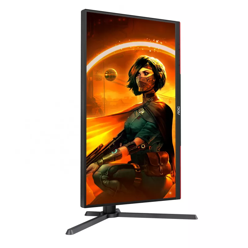 AOC G3 Q27G3XMN/BK monitorius 68.6 cm (27 col.) 2560 x 1440 pikselių 2K Ultra HD LED juodas, raudonas