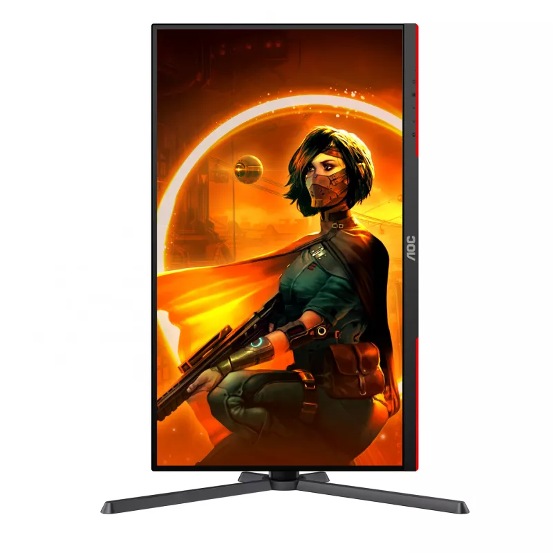 AOC G3 Q27G3XMN/BK monitorius 68.6 cm (27 col.) 2560 x 1440 pikselių 2K Ultra HD LED juodas, raudonas