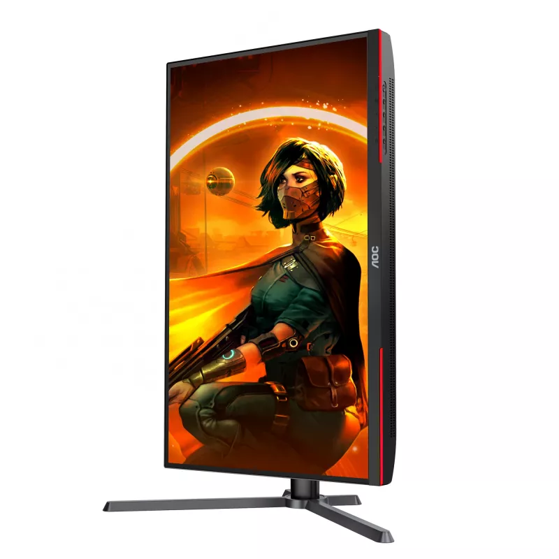 AOC G3 Q27G3XMN/BK monitorius 68.6 cm (27 col.) 2560 x 1440 pikselių 2K Ultra HD LED juodas, raudonas