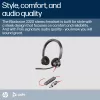 HP Poly Blackwire 3320 Stereo USB-C ausinės su USB-C/A adapteriu, sertifikuotos Microsoft Teams