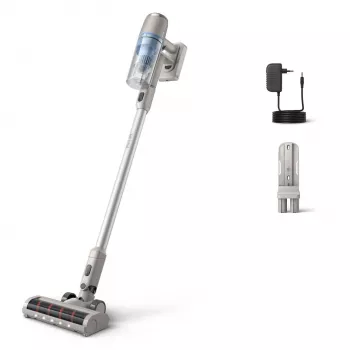 Belaidis šluotinis dulkių siurblys Philips XC2011/01 – 21,6 V Li-Ion, 40 min veikimo, be maišelio, turbo, LED, 1,5 kg