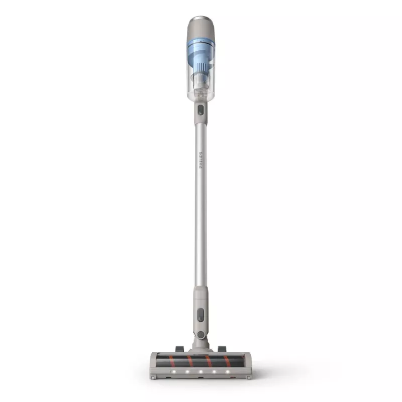 Belaidis šluotinis dulkių siurblys Philips XC2011/01 – 21,6 V Li-Ion, 40 min veikimo, be maišelio, turbo, LED, 1,5 kg