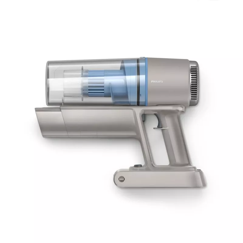 Belaidis šluotinis dulkių siurblys Philips XC2011/01 – 21,6 V Li-Ion, 40 min veikimo, be maišelio, turbo, LED, 1,5 kg