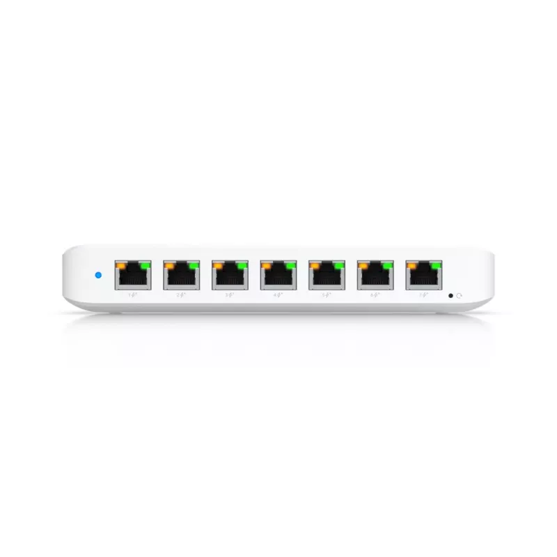 UBIQUITI NETWORKS UniFi Switch USW-Ultra-60W 8 prievadų GbE PoE+ maitinamas per GbE++ įvestį 60 W