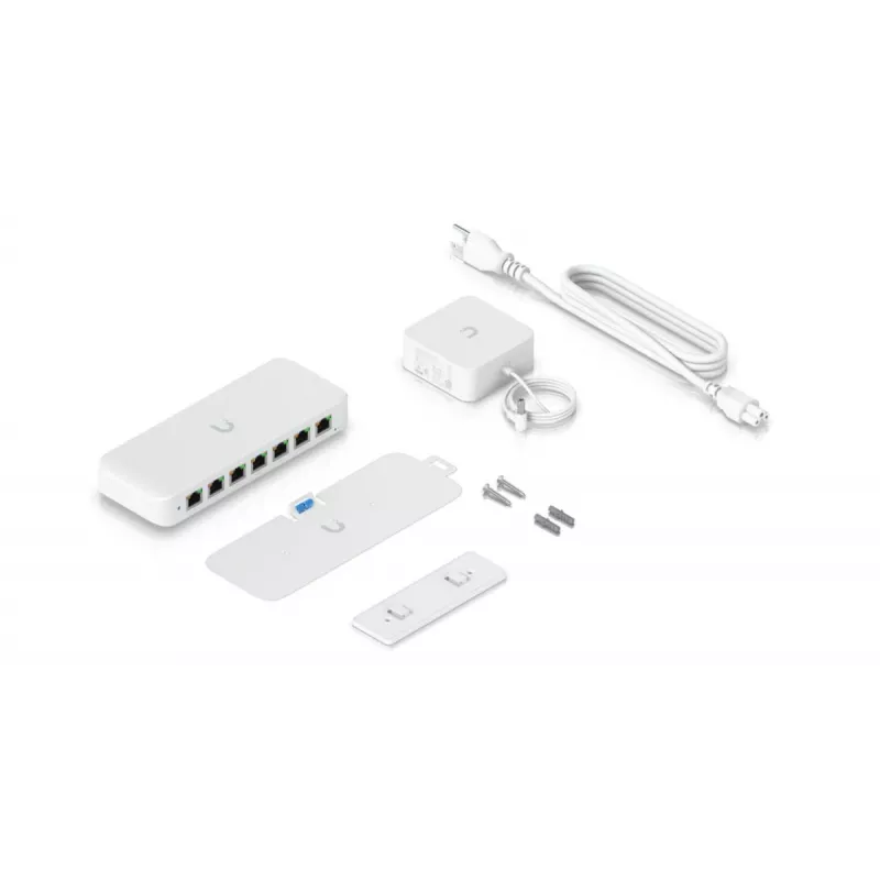 UBIQUITI NETWORKS UniFi Switch USW-Ultra-60W 8 prievadų GbE PoE+ maitinamas per GbE++ įvestį 60 W