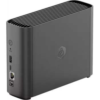 NAS įrenginys SYNOLOGY BeeStation BST150-4T — Realtek RTD1619B 1,7 GHz, 1 GB DDR4, 1× iš anksto įdiegtas 4 TB diskas, Ethernet, Juoda