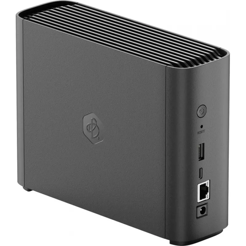 NAS įrenginys SYNOLOGY BeeStation BST150-4T — Realtek RTD1619B 1,7 GHz, 1 GB DDR4, 1× iš anksto įdiegtas 4 TB diskas, Ethernet, Juoda