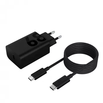 Vidinis įkroviklis Lenovo ZG38C05739, 68 W, USB-C PD, 1 prievadas, juodas, maitinamas iš tinklo