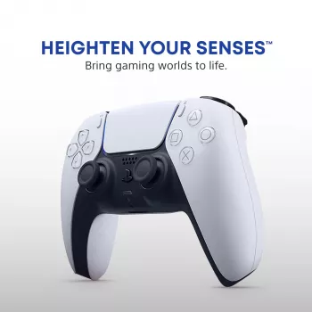 Žaidimų pultas Sony DualSense Wireless Controller V2 – PlayStation 5, Bluetooth/USB, USB-C, įmontuota baterija, balta