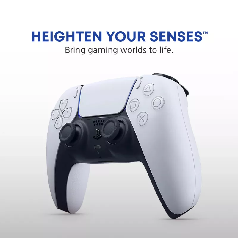 Žaidimų pultas Sony DualSense Wireless Controller V2 – PlayStation 5, Bluetooth/USB, USB-C, įmontuota baterija, balta