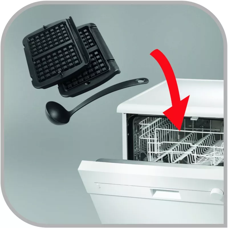 Vafelinė plokštė Tefal XA7248 aliumininė, skirta OptiGrill Elite GC7508, suderinamas priedas