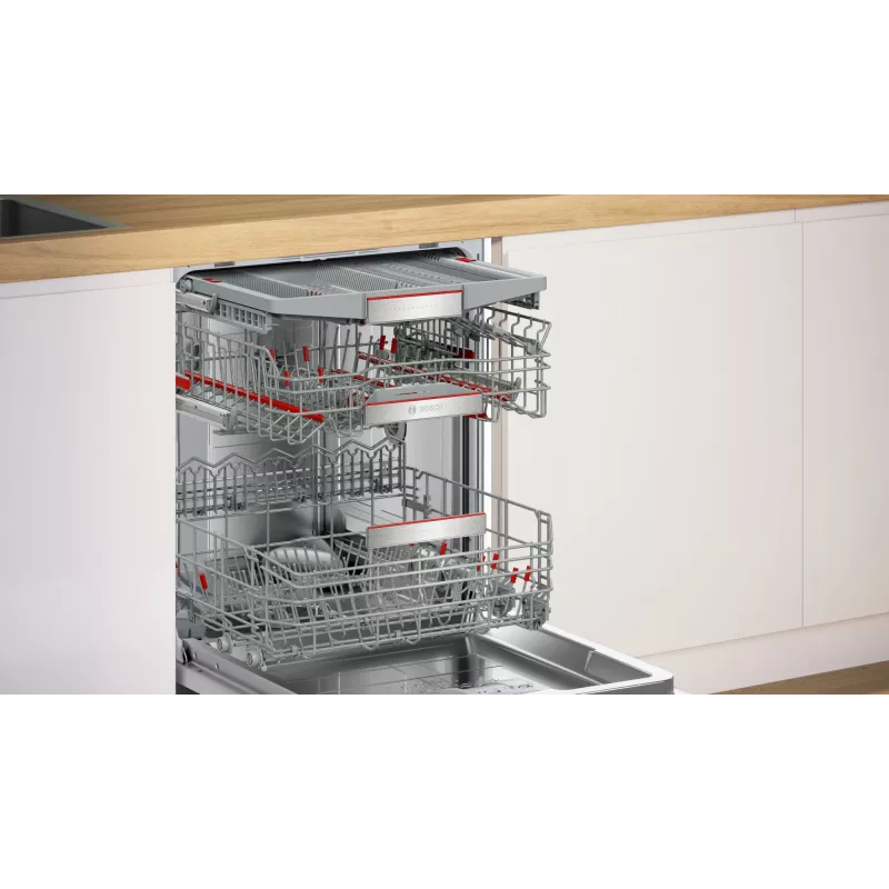 Indaplovė Bosch Serie 8 SMV8YCX02E, visiškai įmontuojama, 14 komplektų