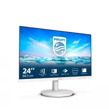 Philips V Line 241V8AW/00 23,8 colių Full HD LCD monitorius, baltas