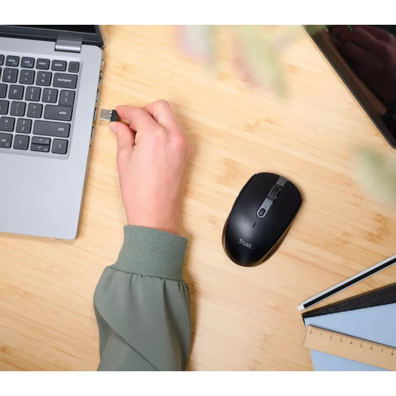 Trust Ozaa pelė Office Dešinei Rankai RF Belaidis + Bluetooth Optinė 3200 DPI
