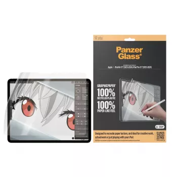 PanzerGlass® GraphicPaper® ekrano apsauga iPad Air 13'' (2024-2026) | iPad Pro 13'' (2024-2025) | Ultra-Wide Fit