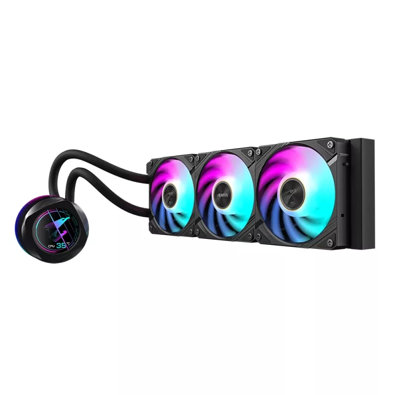 Vandens aušintuvas GIGABYTE AORUS WATERFORCE X II 360 3x120mm ARGB ventiliatoriais