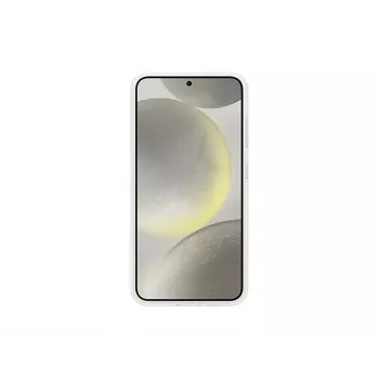 Samsung Flipsuit dėklas Galaxy S24, skaidrus su raudona kortele