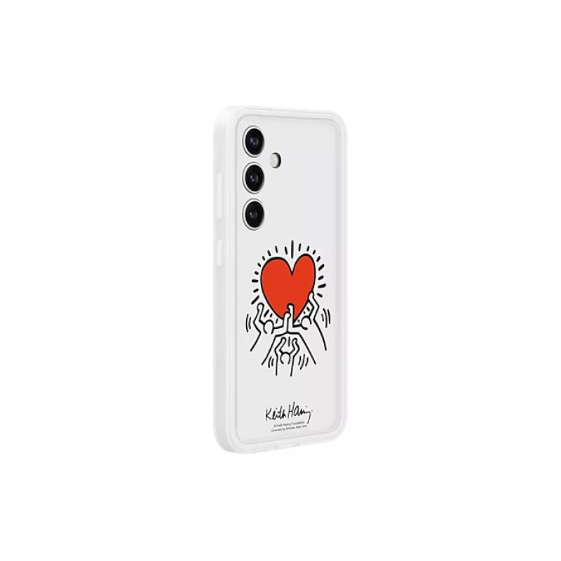 Samsung Flipsuit Case EF-MS921CWEGWW dėklas su atverčiamu dangteliu Galaxy S24, baltas
