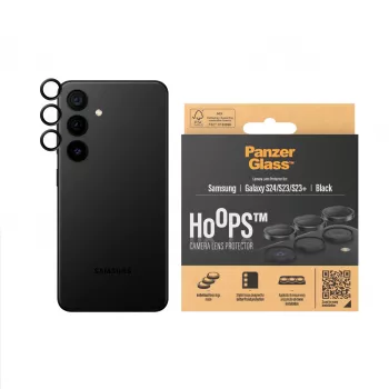 PanzerGlass ® Hoops® kameros objektyvo apsauga Black Samsung Galaxy S24 | S23 | S23+