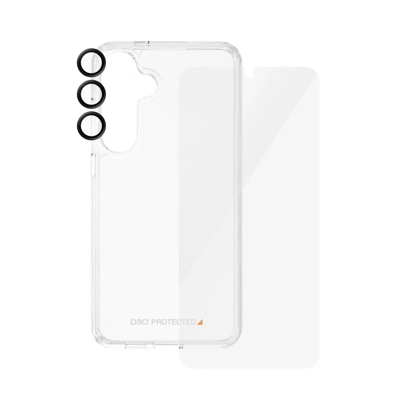 PanzerGlass 3-in-1 apsaugos rinkinys Samsung Galaxy S24+ | Ultra-Wide Fit su EasyAligner
