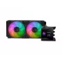 MSI MPG Coreliquid D240 skysčio aušinimo komplektas 240 mm, 2x120 mm ventiliatoriai, juodas