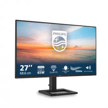 Philips 1000 serijos 27E1N1600AE/00 monitorius 68.6 cm (27 colių) 2560 x 1440 pikselių „Quad HD“ LCD juodas