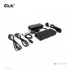 CLUB3D CSV-1585 DisplayPort / HDMI KVM stotelė su 4K60Hz, USB Type-C įvadams