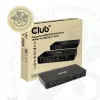 CLUB3D CSV-1585 DisplayPort / HDMI KVM stotelė su 4K60Hz, USB Type-C įvadams