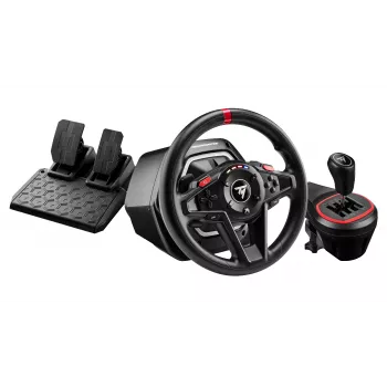 Thrustmaster T128 Shifter Pack juodas USB vairas + pedalai analoginis PC, Xbox