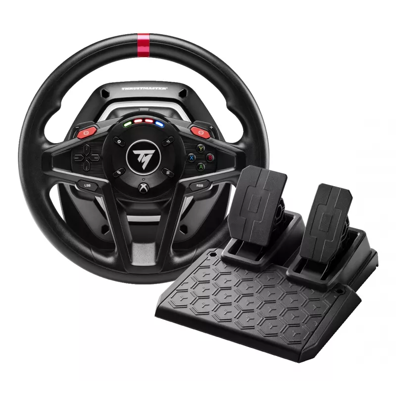 Thrustmaster T128 Shifter Pack juodas USB vairas + pedalai analoginis PC, Xbox