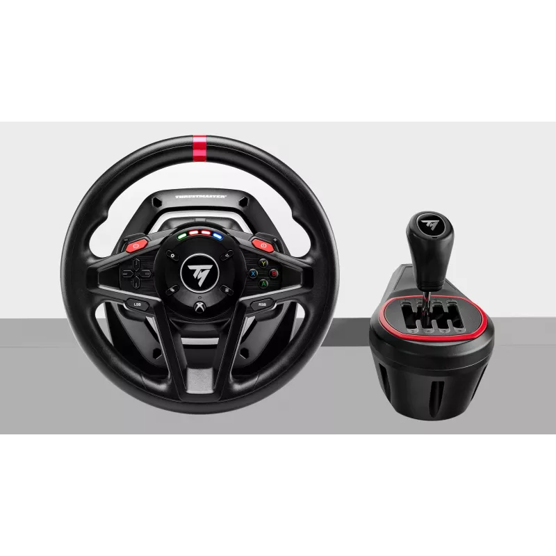 Thrustmaster T128 Shifter Pack juodas USB vairas + pedalai analoginis PC, Xbox