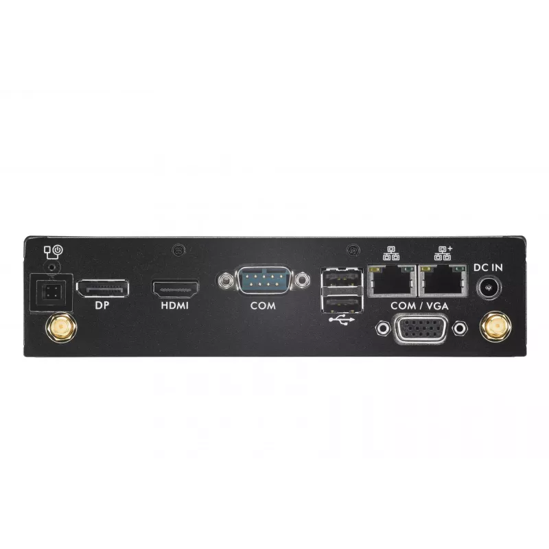 Shuttle XPC slim Barebone DS50U7, i7-1355U, 2x LAN (1x 2.5Gbit, 1x 1Gbit), 1x COM, 1x HDMI, 1x DP, 1x VGA, beventiliatorinis, 24/7 nuolatiniam darbui