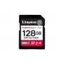 Kingston Technology 128GB Canvas React Plus SDXC UHS-II 280R/100W U3 V60, skirta Full HD/4K
