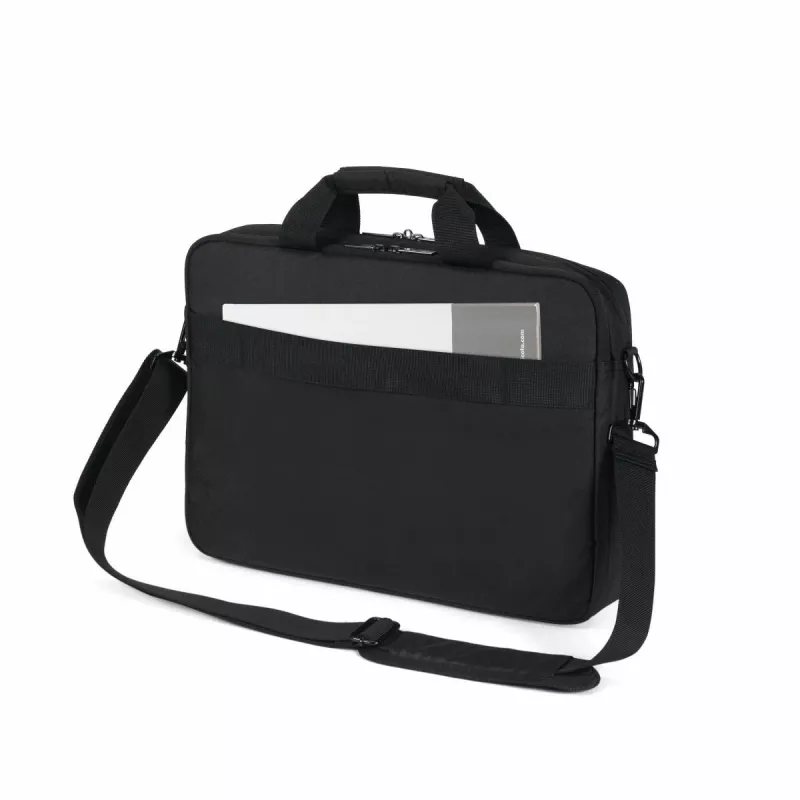 DICOTA Eco Top Traveller Core kuprinė nešiojamam kompiuteriui 15-17.3 col. - Juoda / 300d 100% perdirbtas PET poliesteris