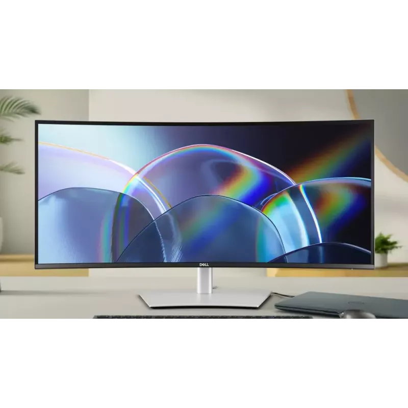DELL UltraSharp U3425WE monitor 86,7 cm (34,1 colio) 3440 x 1440 pikselių WQHD LCD juodas, sidabrinis