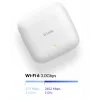 D-Link DAP-X3060 AX3000 Wi-Fi 6 dviejų juostų PoE prieigos taškas, 2,4 GHz, 5 GHz, 3000 Mbit/s, SNMP, WPA3, 2,5 GbE