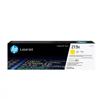 HP 219X didelės išeigos geltonas originalus LaserJet tonerio kasetė