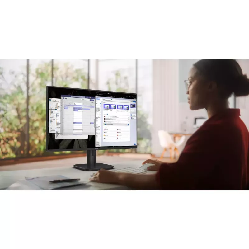 Monitorius Philips 1000 serijos 24E1N1100A/00 23.8 colio LCD Full HD IPS, 1920×1080, 100 Hz, 4 ms, sRGB, HDMI, VGA, garsiakalbiai