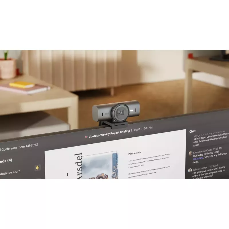 Internetinė kamera Logitech MX Brio 705 8,5 MP 4K Ultra HD USB 3.2