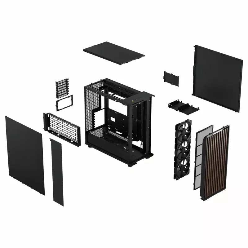Korpusas Fractal Design FD-C-NOR1X-01 Midi Tower Juodas